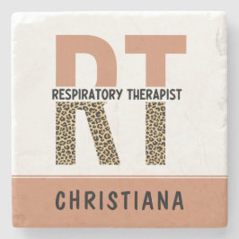 Posavasos De Piedra Personalizado Terapia Respiratoria RT Regalo