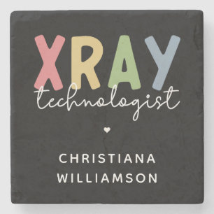 Posavasos De Piedra Personalizado Xray Technologist X-ray Tech Gifts