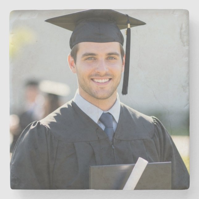 Posavasos De Piedra Personalized Graduation Photo Keepsake Memory Gift (Anverso)