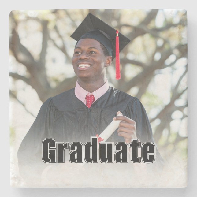 Posavasos De Piedra Personalized Graduation Photo Keepsake Memory Gift (Anverso)