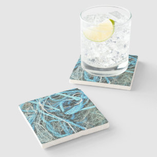 POSAVASOS DE PIEDRA PESCA