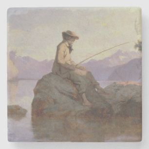 Posavasos De Piedra Pesca