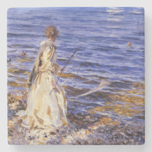 Posavasos De Piedra Pesca chica (por John Singer Sargent)