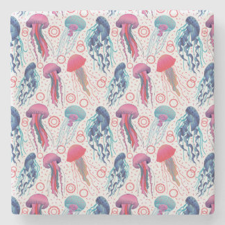 Posavasos De Piedra Pescados coloridos de gelatina