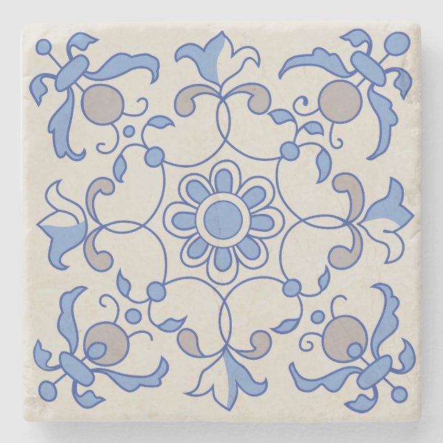 Posavasos De Piedra Petal Whimsy (Anverso)