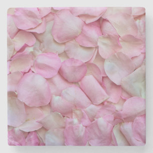 Posavasos De Piedra Pétalos rosa rosados