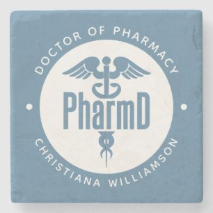 Posavasos De Piedra Pharm Médica de Farmacia Graduado Farmacéutico Far