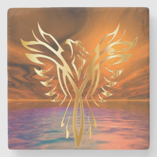 Posavasos De Piedra Phoenix Rising