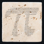 Posavasos De Piedra Pi<br><div class="desc">Pi number,  3, 14159265358979323846…</div>