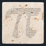 Posavasos De Piedra Pi<br><div class="desc">Pi number,  3, 14159265358979323846…</div>