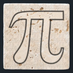 Posavasos De Piedra Pi 2<br><div class="desc">Pi number,  3, 14159265358979323846…</div>