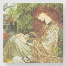 Posavasos De Piedra Pia De' Tolomei (Hermosa Mujer Italiana)