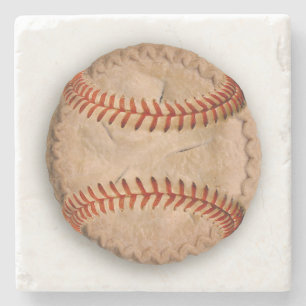 Posavasos De Piedra Pie de manzana de béisbol