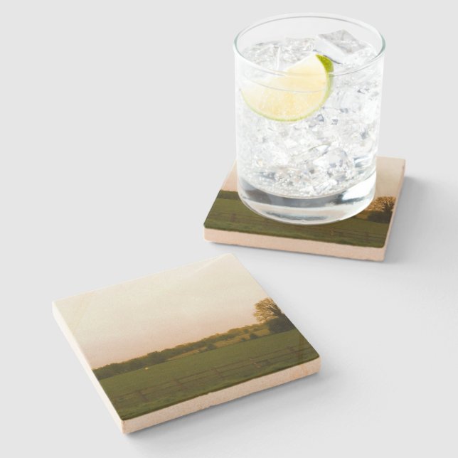 Posavasos De Piedra Piedra arenisca del paisaje de Irlanda (Lateral)