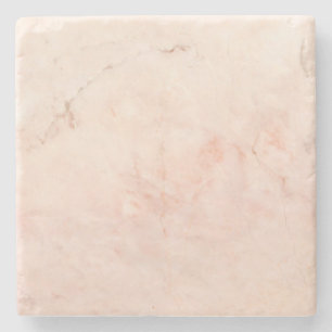 Posavasos De Piedra Piedra De Mármol Rosa Moderna Elegante