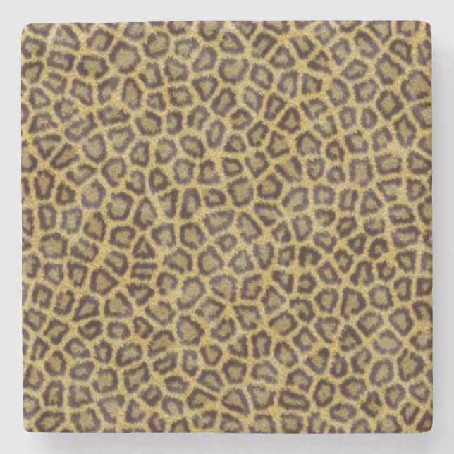 Posavasos De Piedra Piel del leopardo (Anverso)