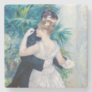 Posavasos De Piedra Pierre-Auguste Renoir - Baile en la ciudad
