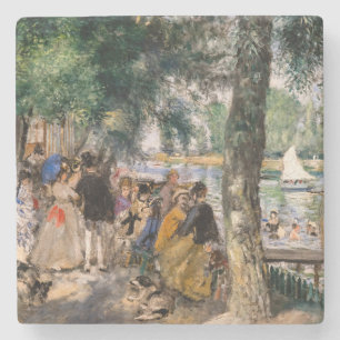 Posavasos De Piedra Pierre-Auguste Renoir - Bañistas en el Sena