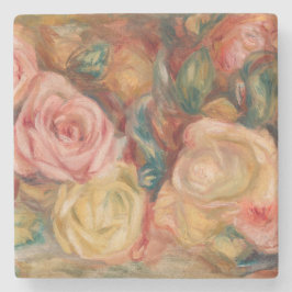 Posavasos De Piedra Pierre-Auguste Renoir - Rosas