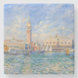 Posavasos De Piedra Pierre-Auguste Renoir - Venecia, el Palacio Ducal