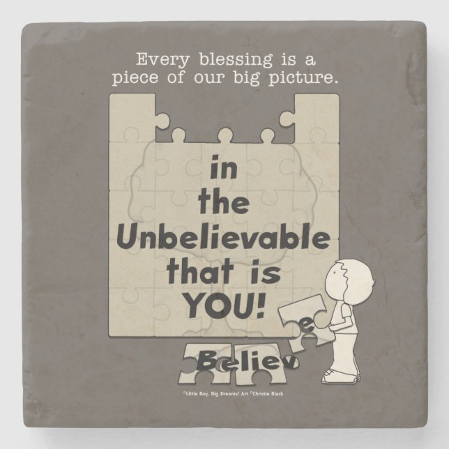 Posavasos De Piedra Pieza del panorama general (Anverso)