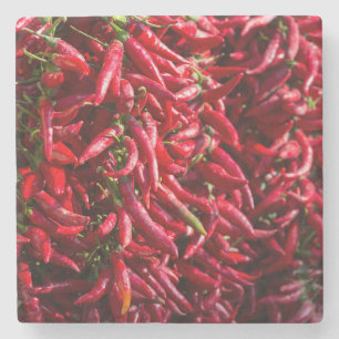 Posavasos De Piedra Pimiento rojo picante en la ciudad de Kalocsa