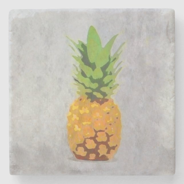 Posavasos De Piedra Piña (Anverso)
