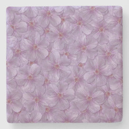 Posavasos De Piedra Pineywoods Geranium Seamless Pattern