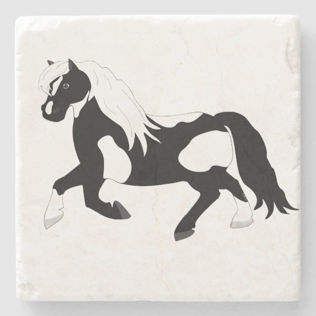 Posavasos De Piedra Pinto Pony Stone Coaster (Anverso)