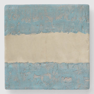 Posavasos De Piedra pintura abstracta moderna de la pátina de la raya