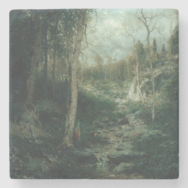 Posavasos De Piedra Pintura antigua de limpieza (1881) - escayola de p (Anverso)