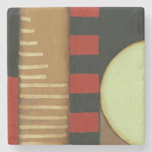 Posavasos De Piedra Pintura artesonada estilo contemporáneo del desván
