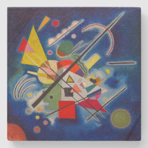 Posavasos De Piedra Pintura Azul   Wassily Kandinsky  
