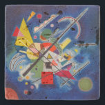 Posavasos De Piedra Pintura azul | Wassily Kandinsky |<br><div class="desc">Blue Painting es una pintura de 1921 de Wassily Kandinsky.</div>