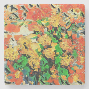 Posavasos De Piedra Pintura de aceite retro: Monet Van Gogh