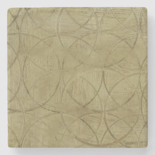 Posavasos De Piedra Pintura de círculos ligados de Jennifer Goldberger