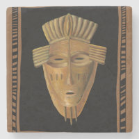 Pintura de máscara africana de Chariklia Zarris