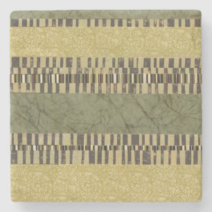 Posavasos De Piedra Pintura del panel de Multipatterned
