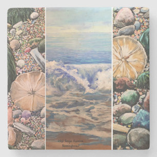 POSAVASOS DE PIEDRA PINTURAS MODERNAS DE TEMPORADA