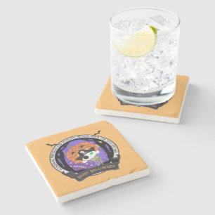 Posavasos De Piedra Pirata skeleton cat