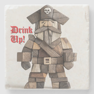Posavasos De Piedra Pirate Stone Coaster