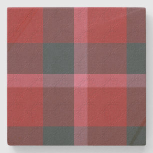Posavasos De Piedra Plaid Decorativo