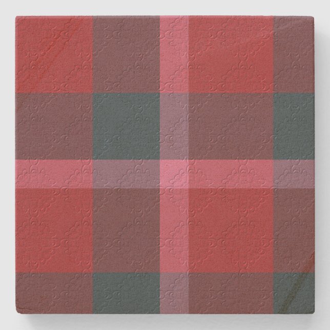Posavasos De Piedra  Plaid Decorativo  (Anverso)