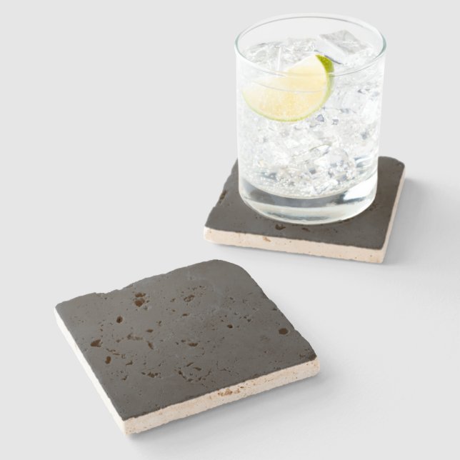 Posavasos De Piedra Plantilla diy en blanco Travertine STONE COASTERS (Lateral)