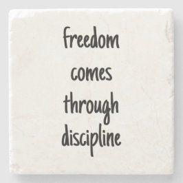 Posavasos De Piedra Plataforma de piedra de mármol de la libertad