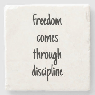 Posavasos De Piedra Plataforma de piedra de mármol de la libertad