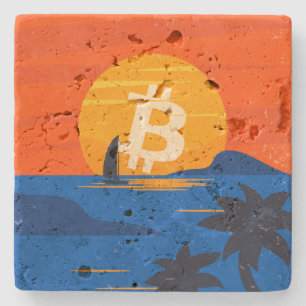 Posavasos De Piedra Playa Bitcoin
