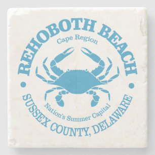 Posavasos De Piedra Playa de Rehoboth (cangrejo)