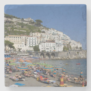 Posavasos De Piedra Playa en Amalfi, Campania, Italia