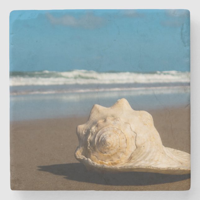 Posavasos De Piedra Playa futura (Anverso)